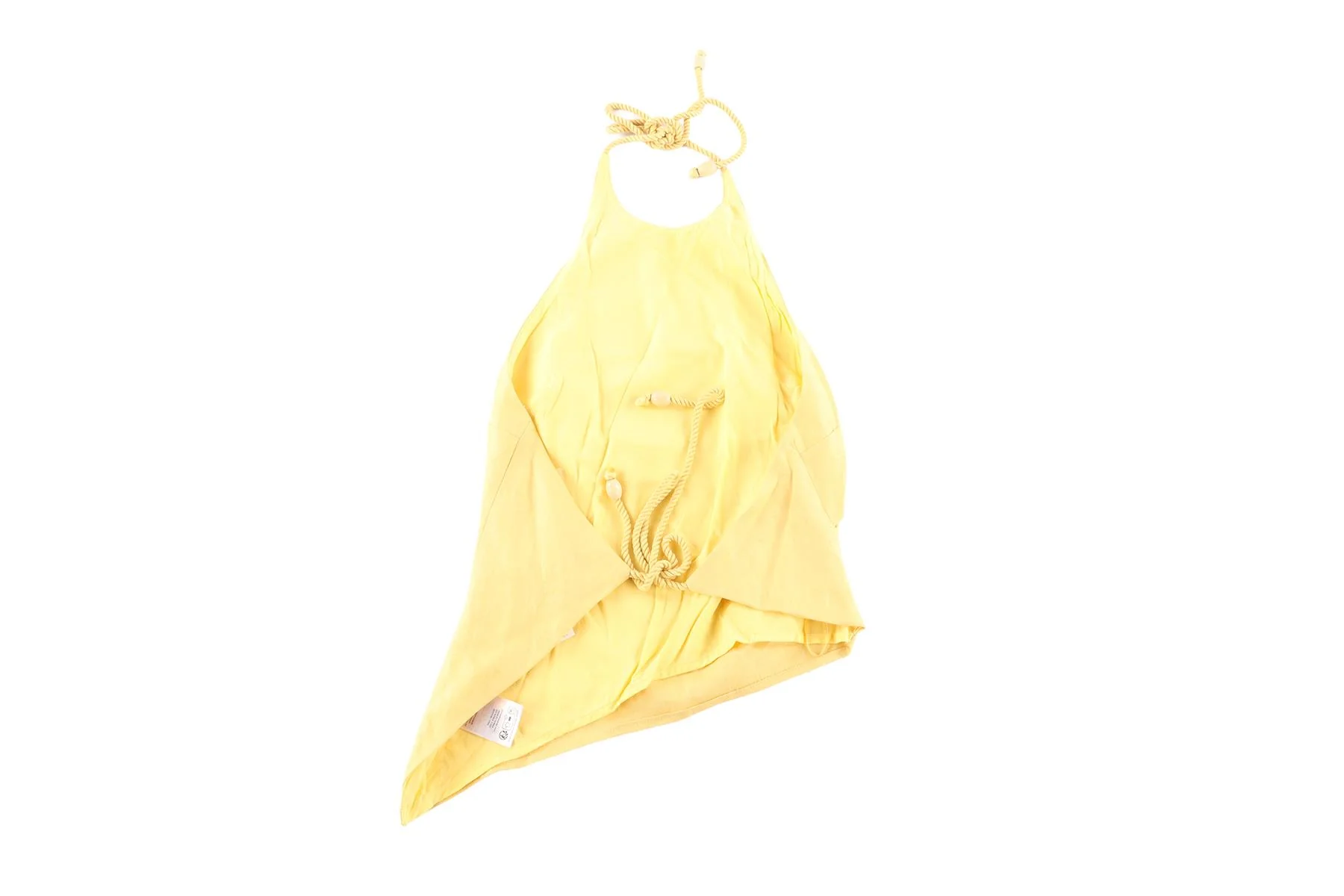 REFORMATION YELLOW LINEN TOP US 4 UK 8 - Image 4