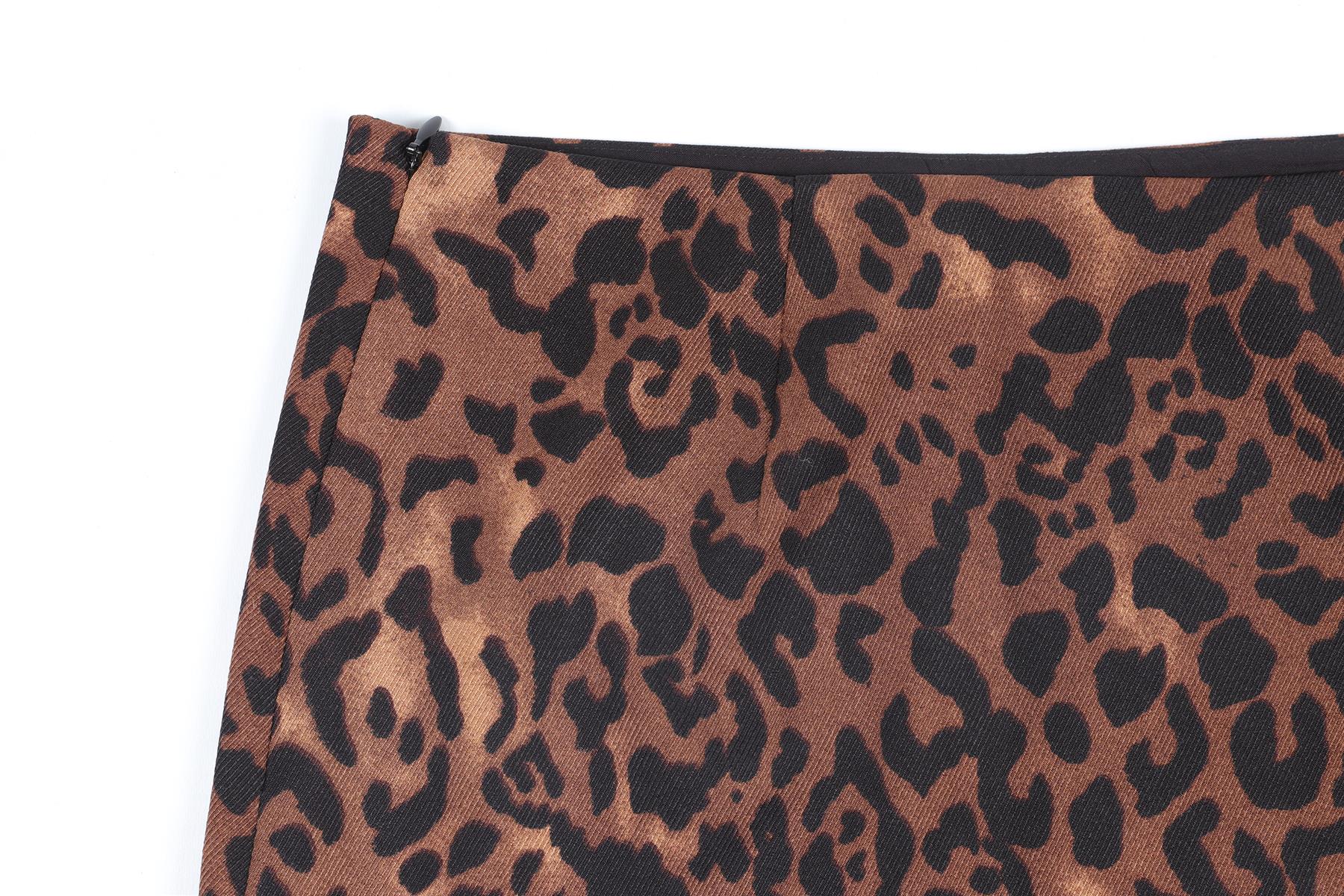 REFORNATION + LAURA HARRIER BROWN MINI SKIRT US 2 UK 6 - Image 5
