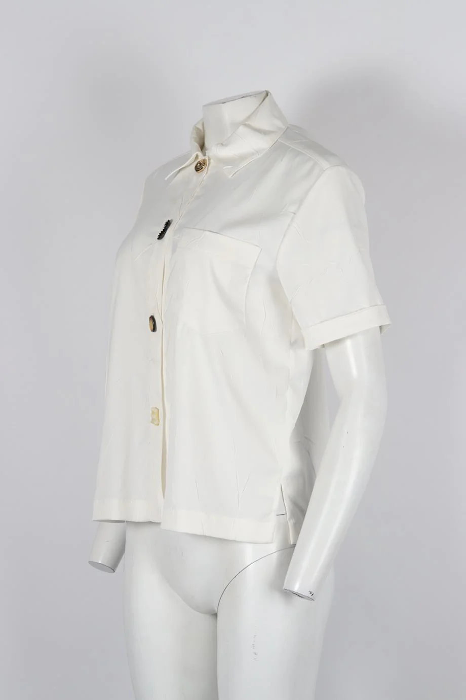 REJINA PYO SATIN SHIRT XSMALL - Image 3