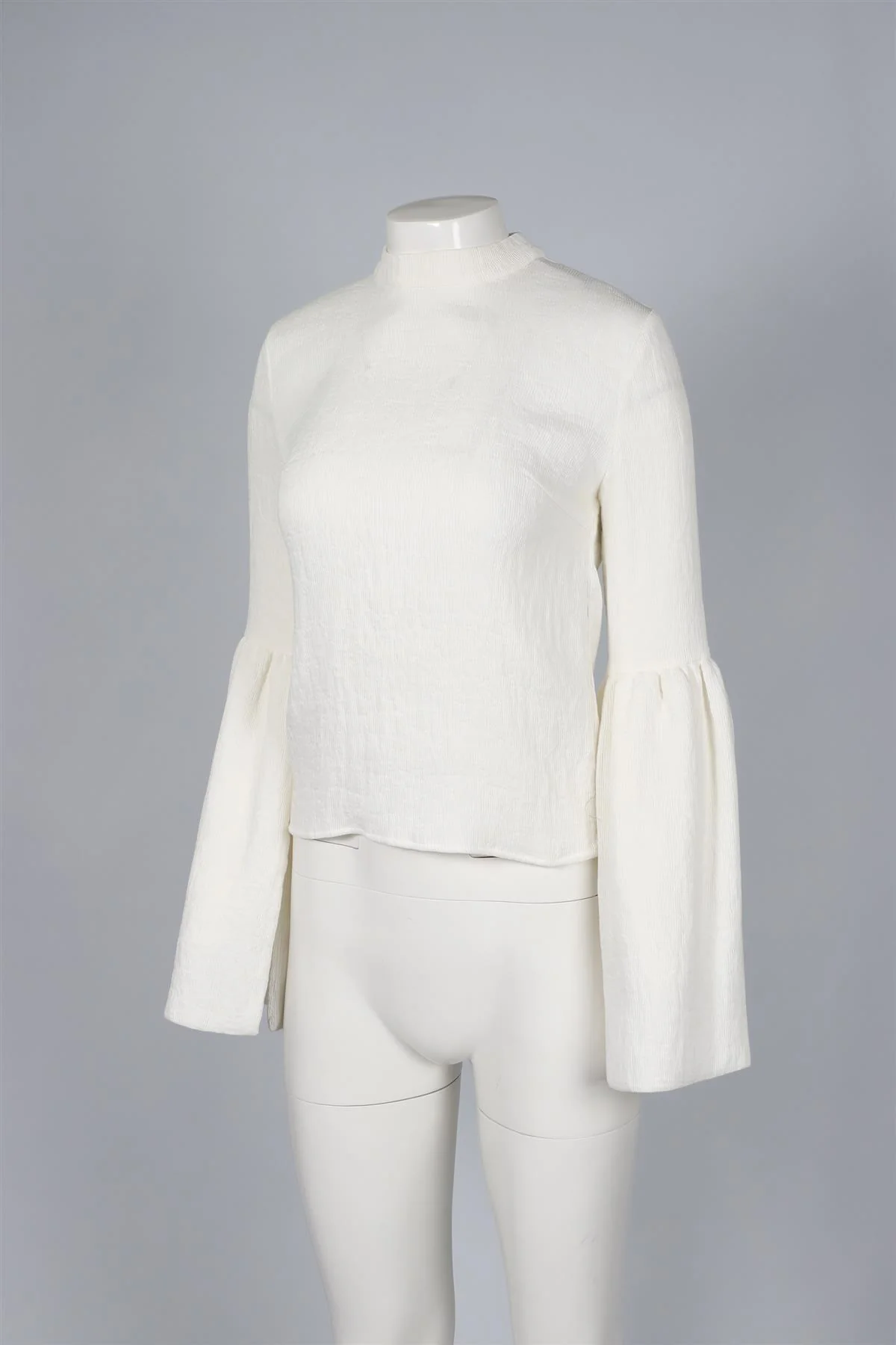 REJINA PYO WHITE CREPE TOP UK 6 - Image 3