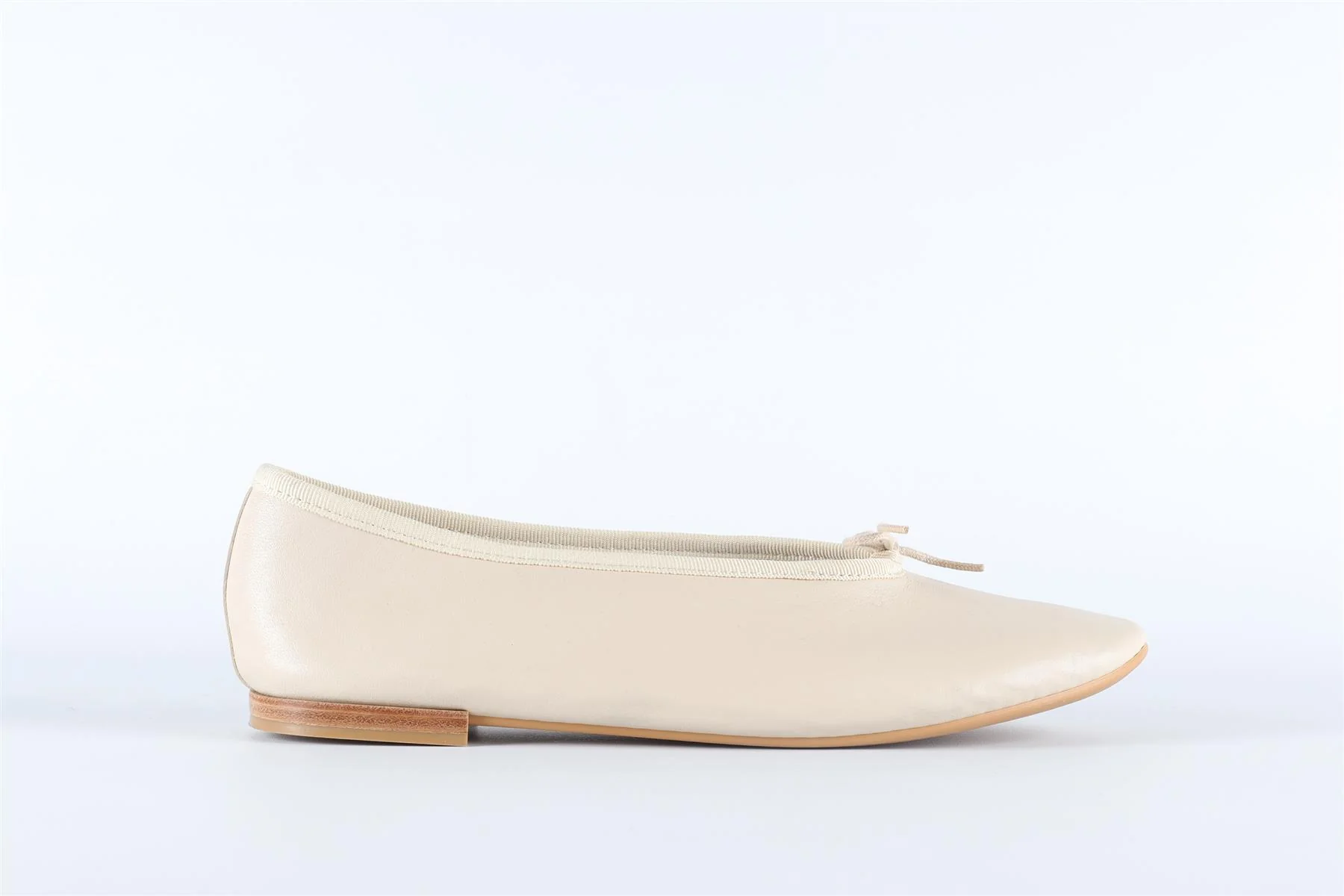 REPETTO CREAM LEATHER BALLET FLATS EU 38 UK 5 US 8 - Image 2
