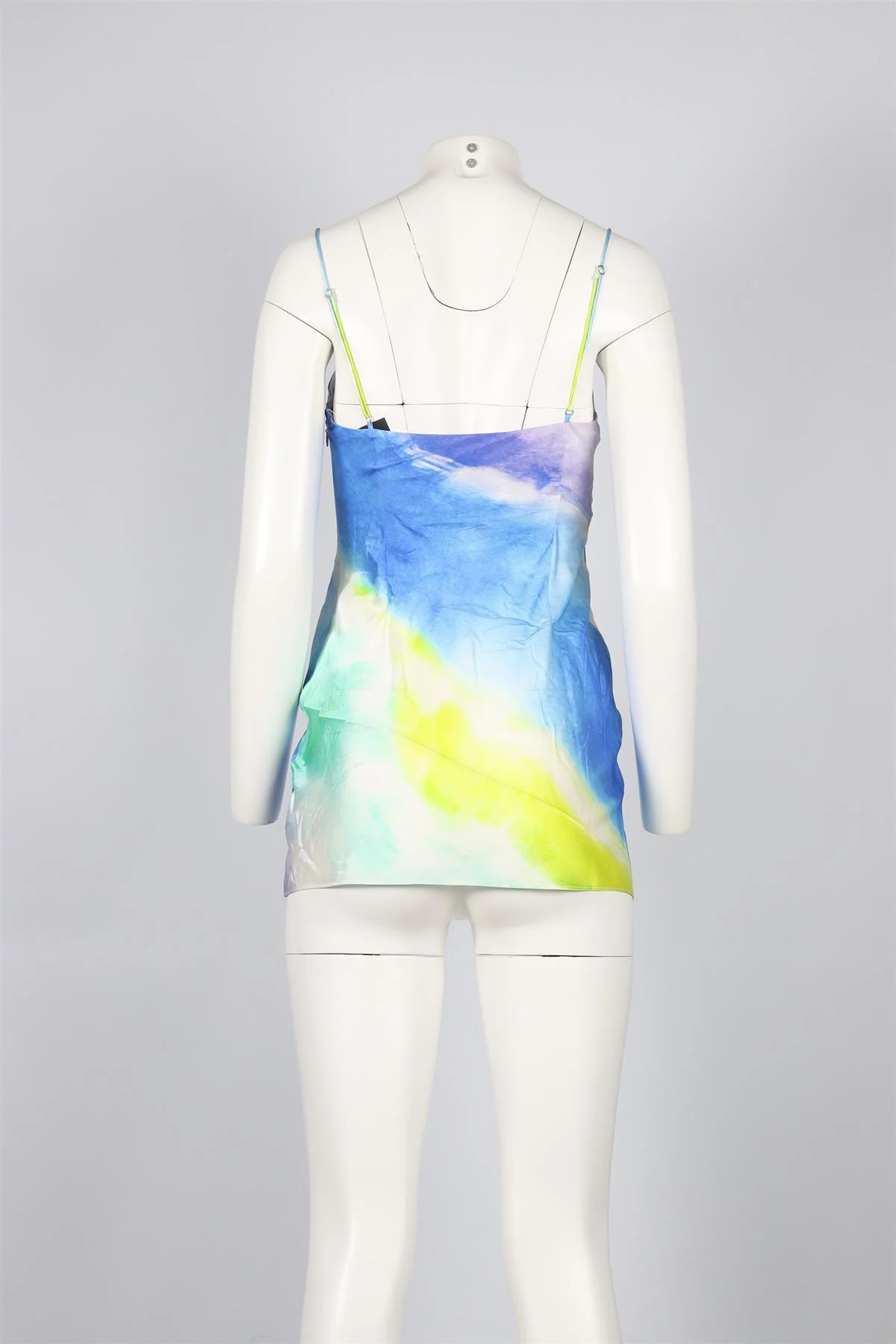 RETROFÊTE MULTICOLOURED SATIN MINI DRESS XSMALL - Image 4