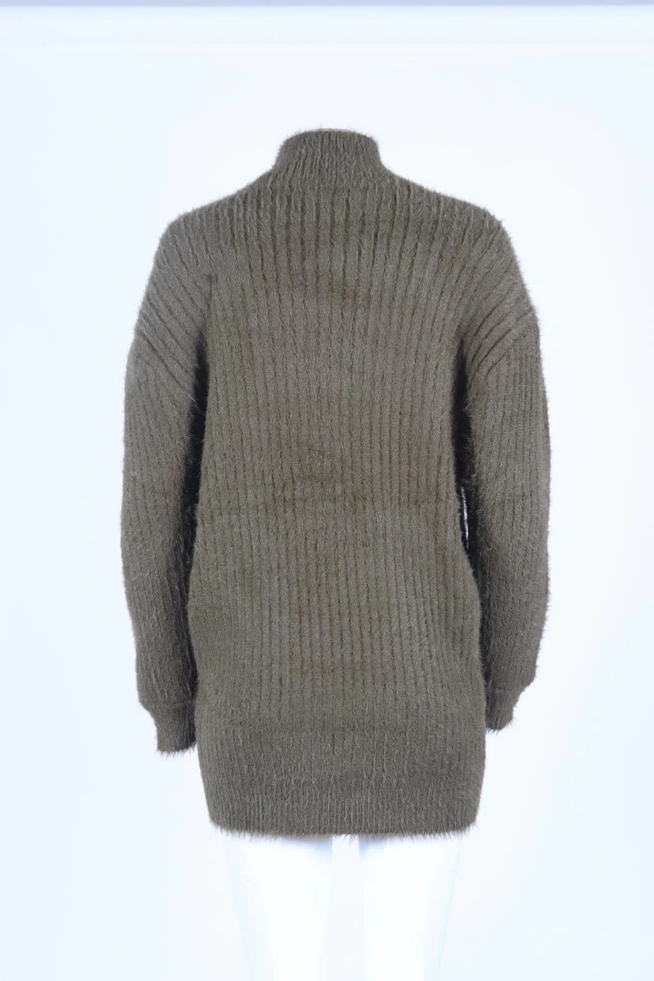 RETROFÊTE RIBBED KNIT TURTLENECK MINI DRESS MEDIUM - Image 4