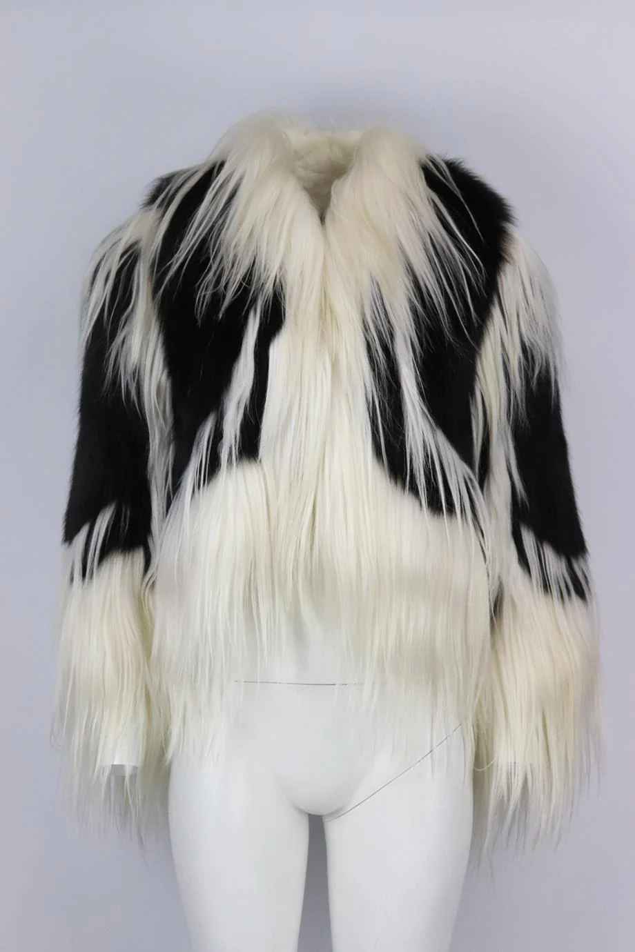 REVILLON TWO TONE FOX FUR JACKET FR 36 UK 8 - Image 2
