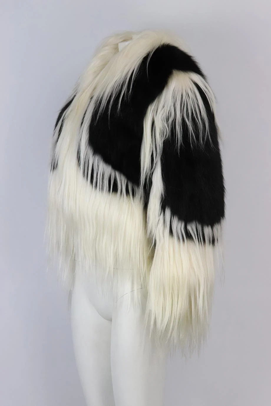 REVILLON TWO TONE FOX FUR JACKET FR 36 UK 8 - Image 4