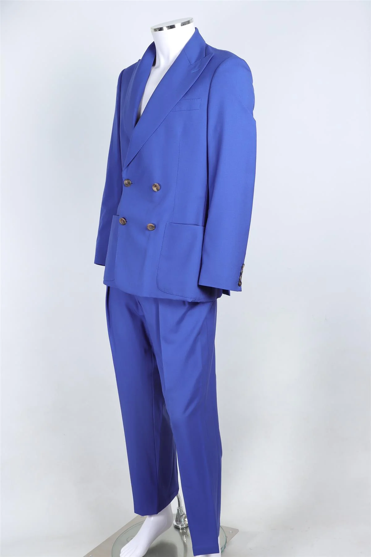 RICHARD JAMES BLUE MEN'S WOOL TWO PIECE SUIT SMALL - Image 3