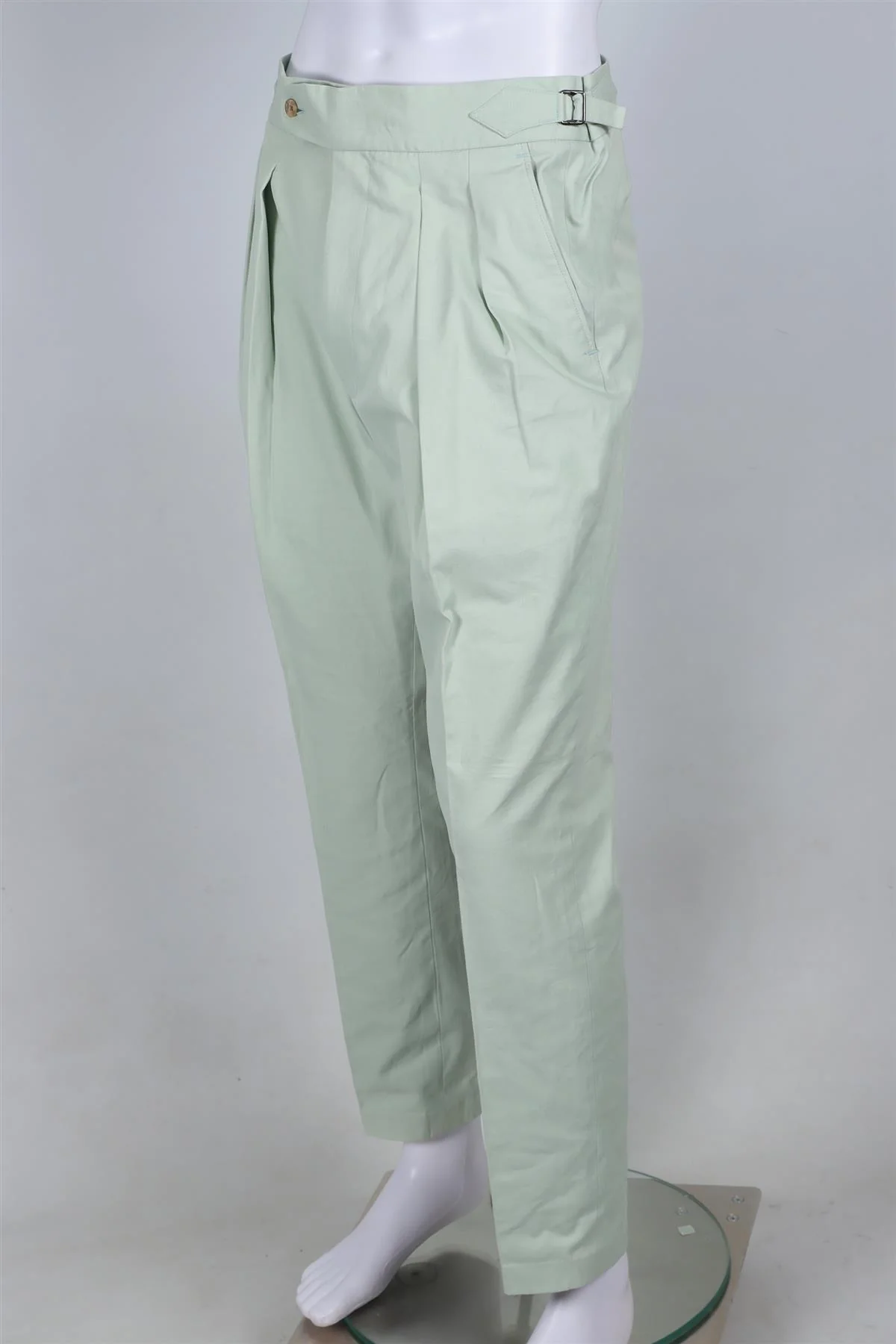 RICHARD JAMES GREEN MEN'S COTTON STRAIGHT LEG PANTS UK/US WAIST 32 - Image 3