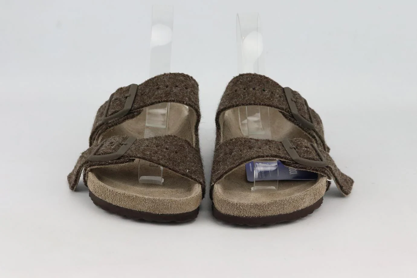RICK OWENS + BIRKENSTOCK ARIZONA WOOL SLIDES EU 38 UK 5 US 8 - Image 3