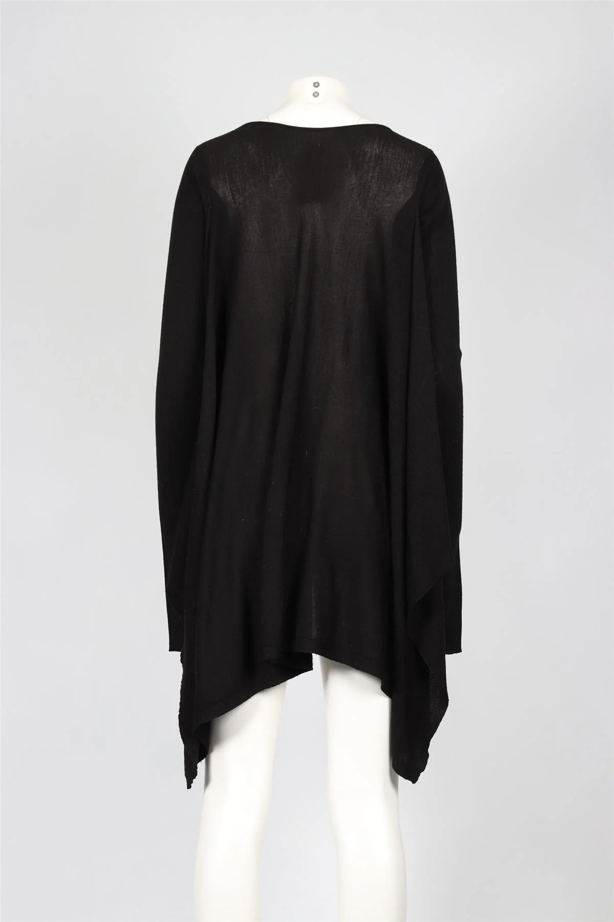 RICK OWENS BLACK WOOL SWEATER XSMALL - Image 4