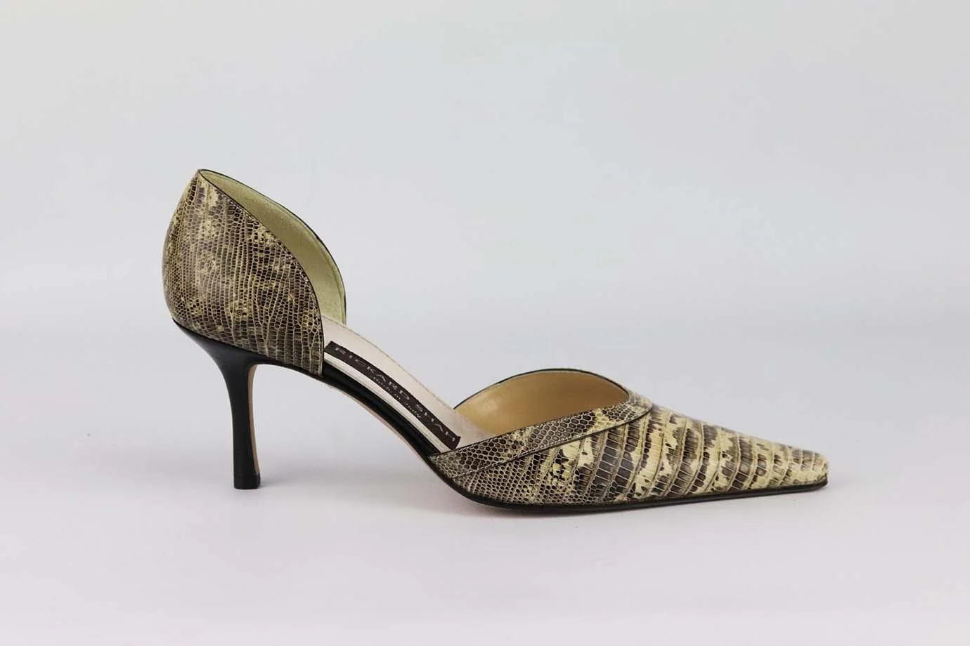 RICKARD SHAH D'ORSAY LIZARD PUMPS EU 38 UK 5 US 8 - Image 2