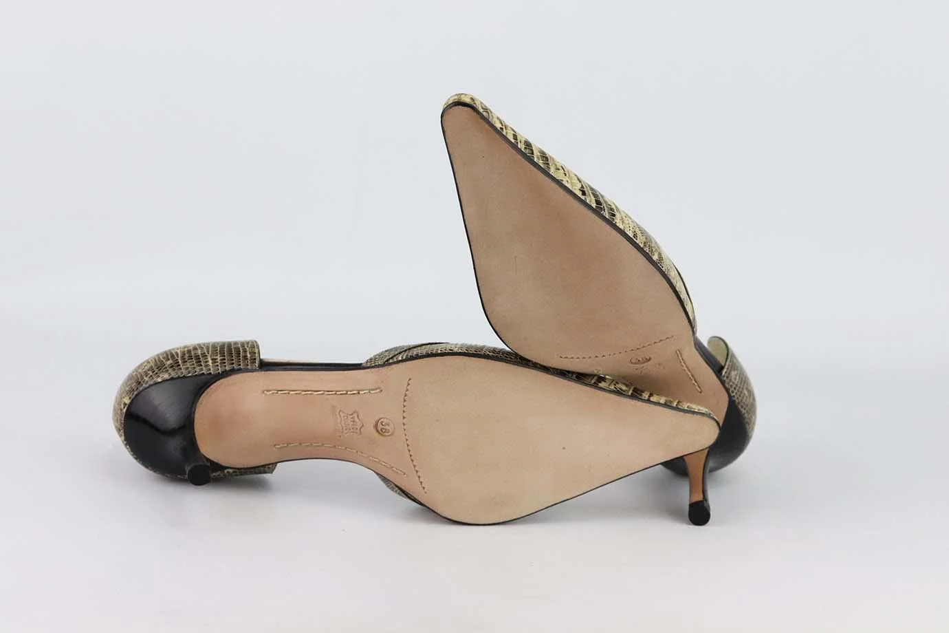 RICKARD SHAH D'ORSAY LIZARD PUMPS EU 38 UK 5 US 8 - Image 5