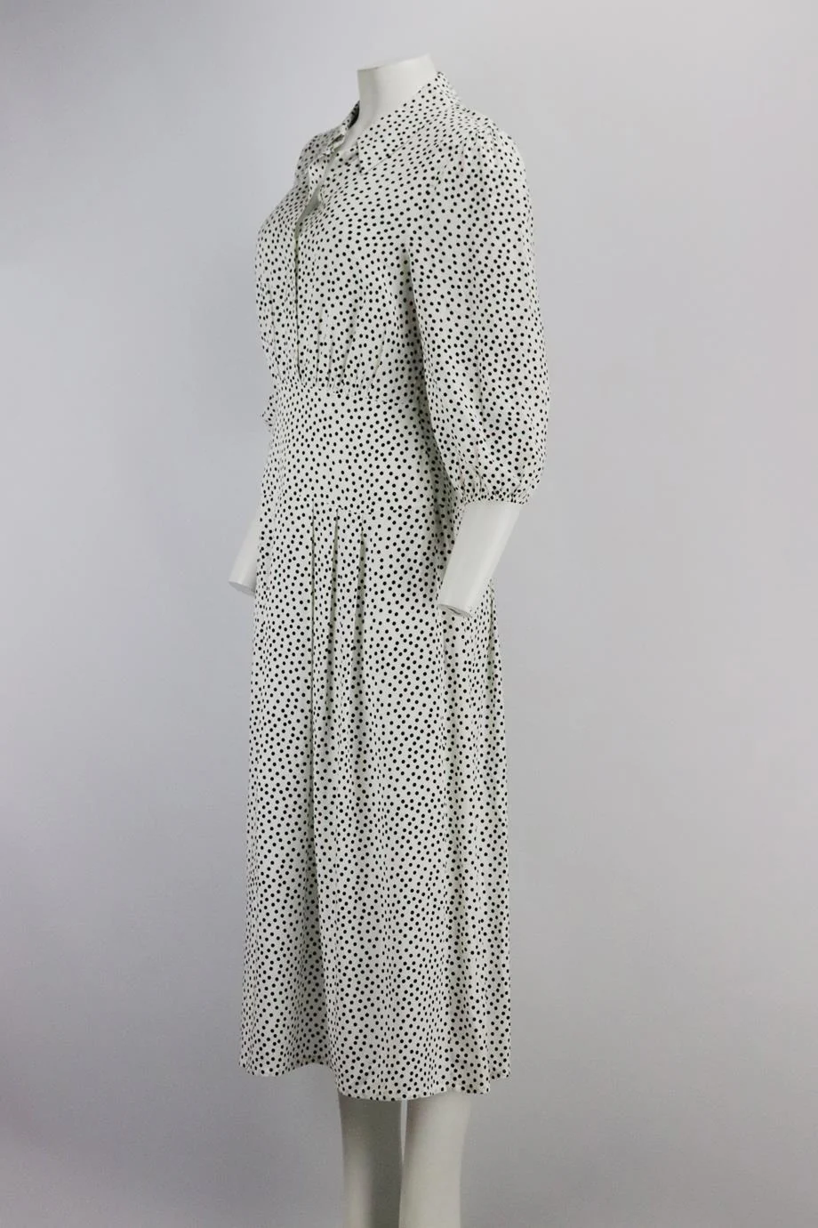 RIXO POLKA DOT VOILE MAXI DRESS XSMALL - Image 3