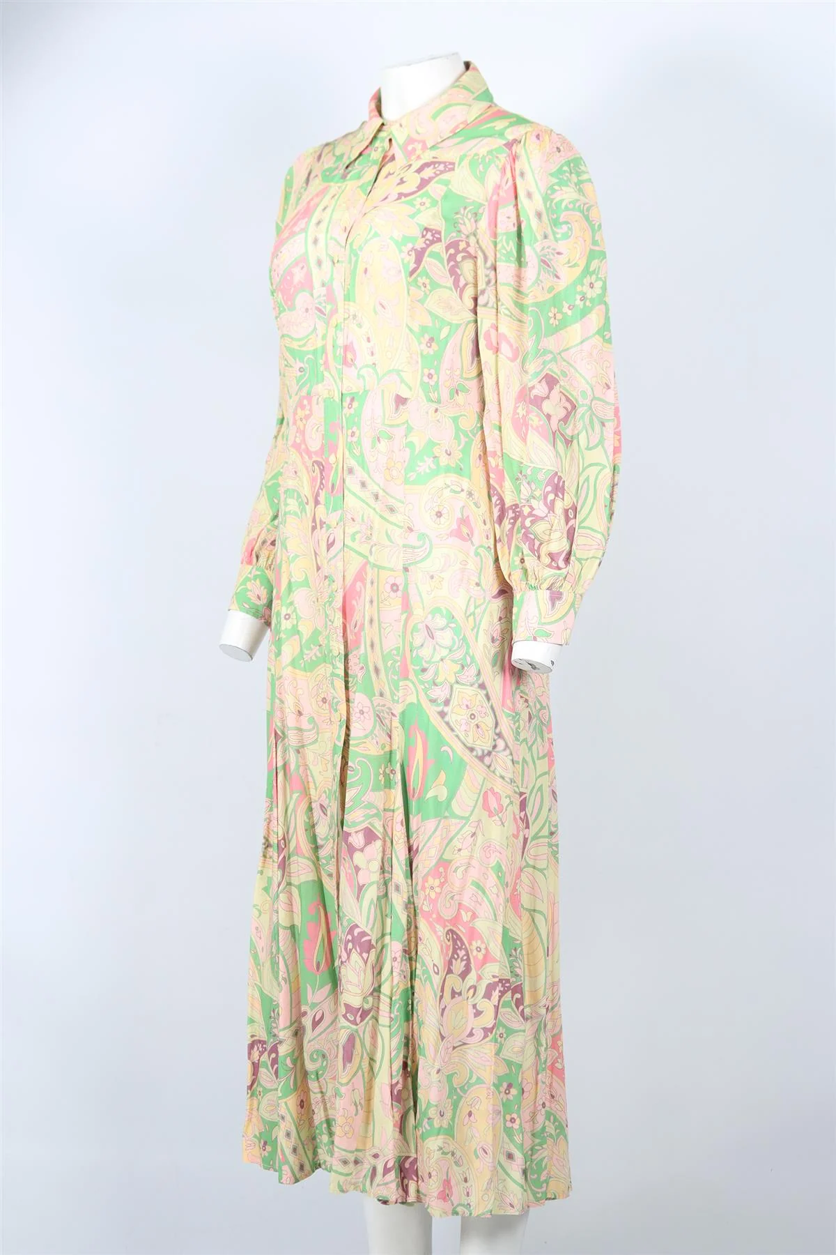 RIXO VISCOSE MAXI DRESS UK 12 - Image 3