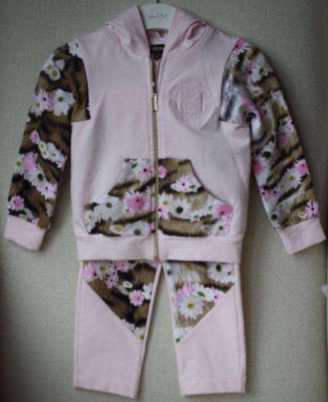 ROBERTO CAVALLI BABY DAISY TIGER PRINT TRACKSUIT SET 2 YEARS - Image 4