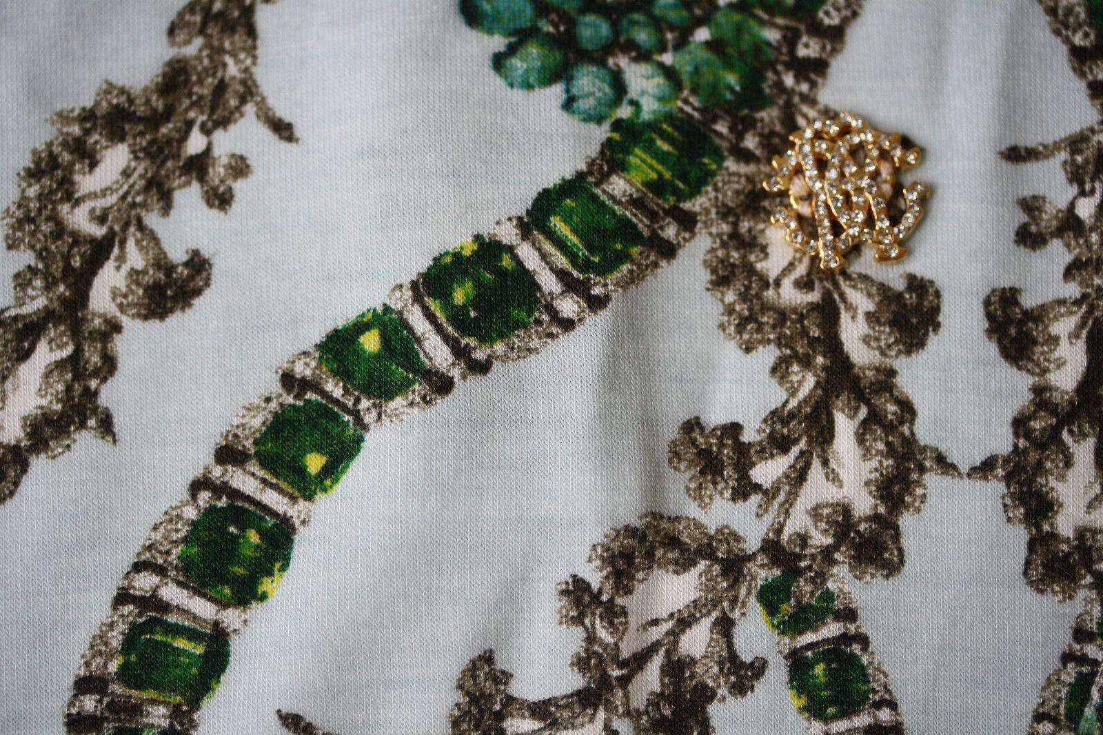 ROBERTO CAVALLI BABY EMERALD PRINT BODYSUIT SHORTIE 6 MONTHS - Image 4