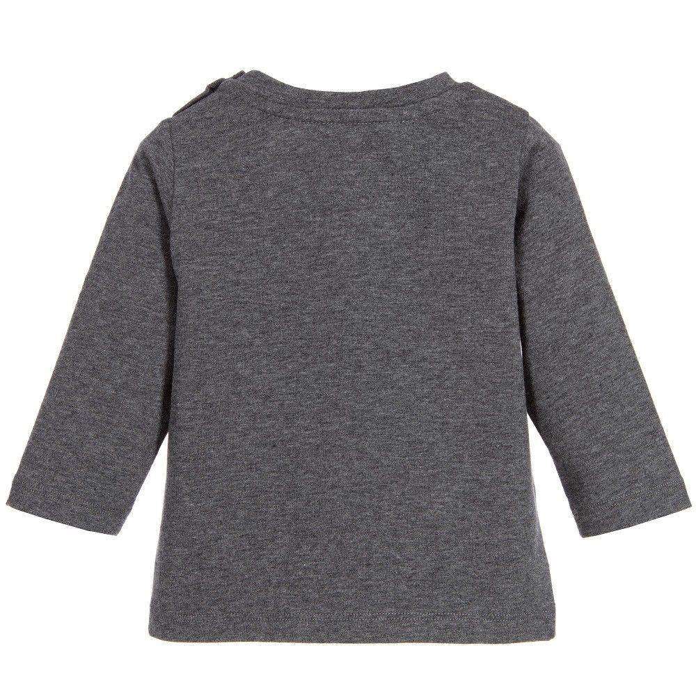 ROBERTO CAVALLI BABY GREY ANIMAL T-SHIRT TOP 24 MONTHS - Image 2