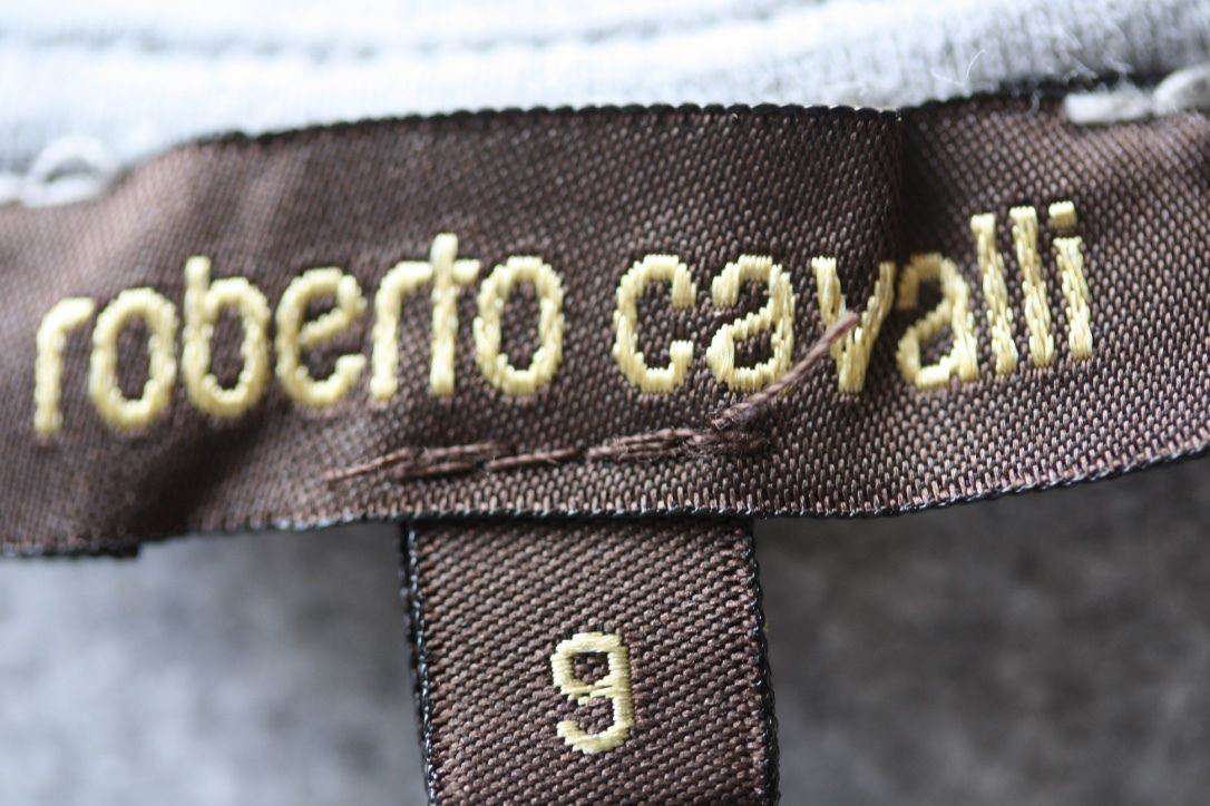 ROBERTO CAVALLI BABY GREY BLUE LOGO SWEATSHIRT 9 MONTHS - Image 6