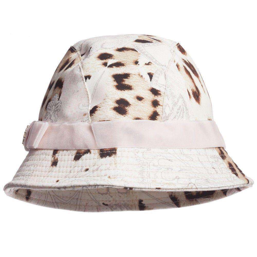 ROBERTO CAVALLI BABY LEOPARD CANDY PINK BUCKET HAT 0-12 MONTHS - Image 2