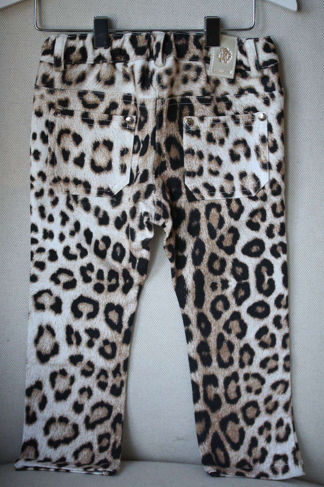 ROBERTO CAVALLI BABY LEOPARD JEANS 24 MONTHS - Image 2