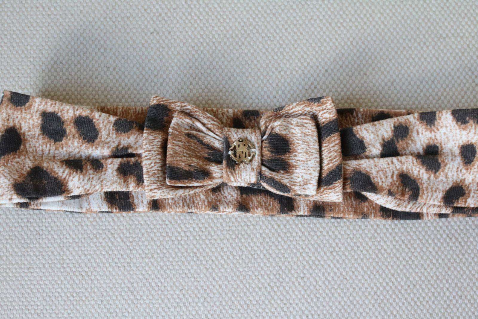 ROBERTO CAVALLI BABY LEOPARD PRINT HEADBAND 3-12 MONTHS - Image 2