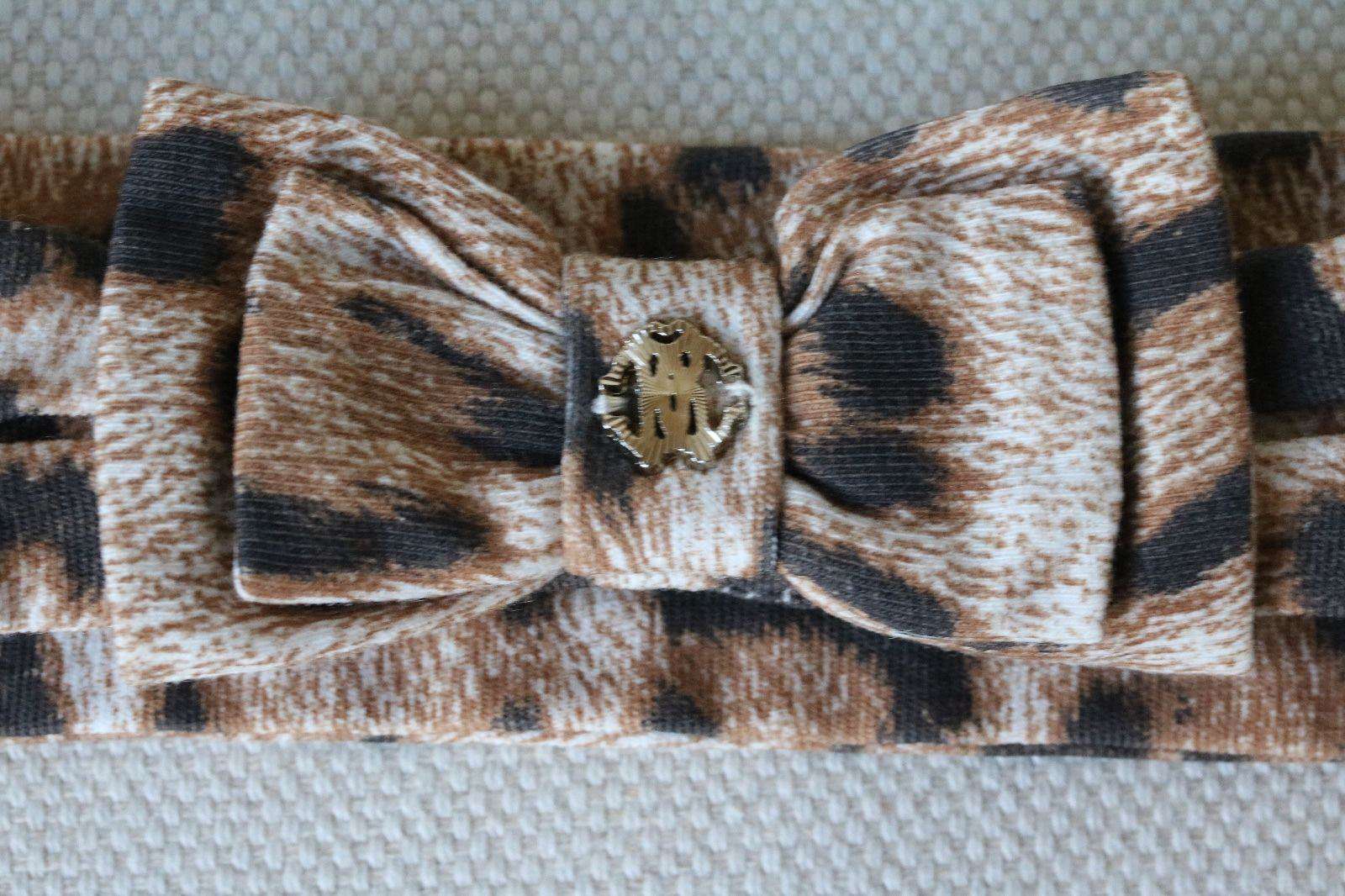 ROBERTO CAVALLI BABY LEOPARD PRINT HEADBAND 3-12 MONTHS - Image 3