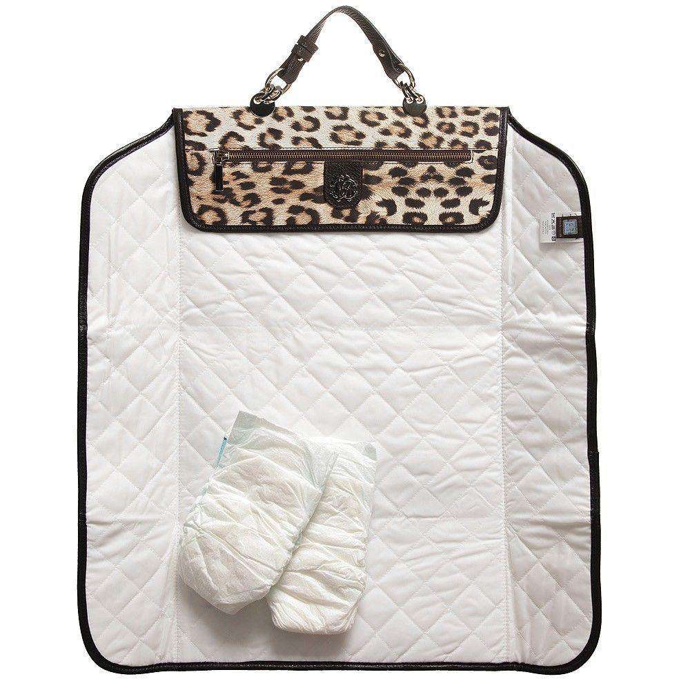 ROBERTO CAVALLI BABY LEOPARD PRINT TRAVEL CHANGING MAT BAG - Image 7