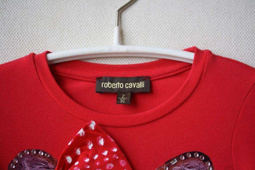 ROBERTO CAVALLI BABY PINK DIAMANTE TIGER AND BOW TOP 2 YEARS - Image 5