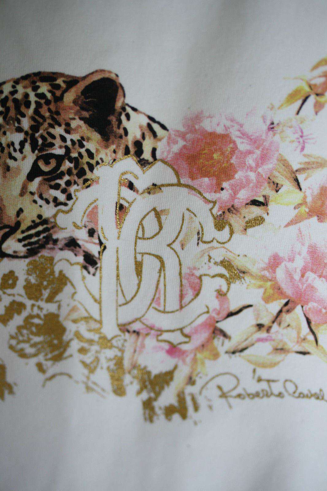 ROBERTO CAVALLI BABY VINTAGE ROSE LEOPARD JERSEY DRESS 18 MONTHS - Image 4