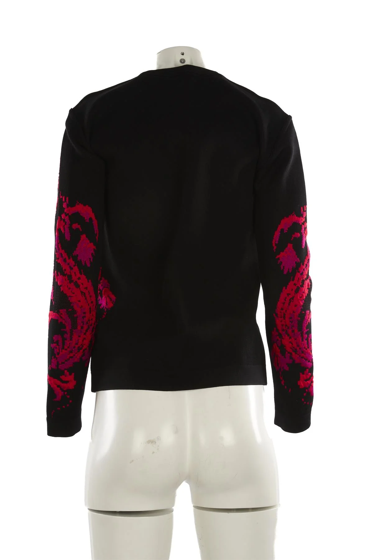 ROBERTO CAVALLI BLACK KNIT SWEATER IT 40 UK 8 - Image 4