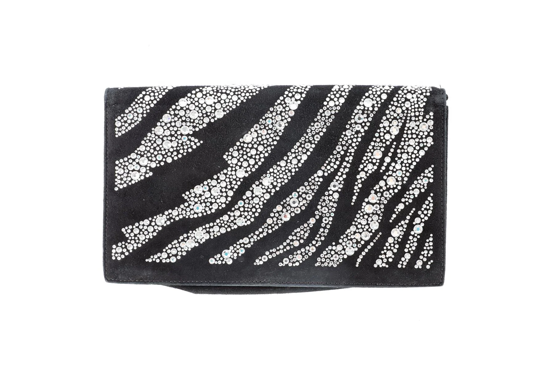 ROBERTO CAVALLI BLACK SUEDE CLUTCH - Image 2