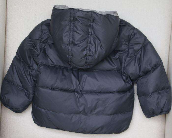 ROBERTO CAVALLI BOYS GREY DOWN PADDED JACKET 24 MONTHS - Image 3