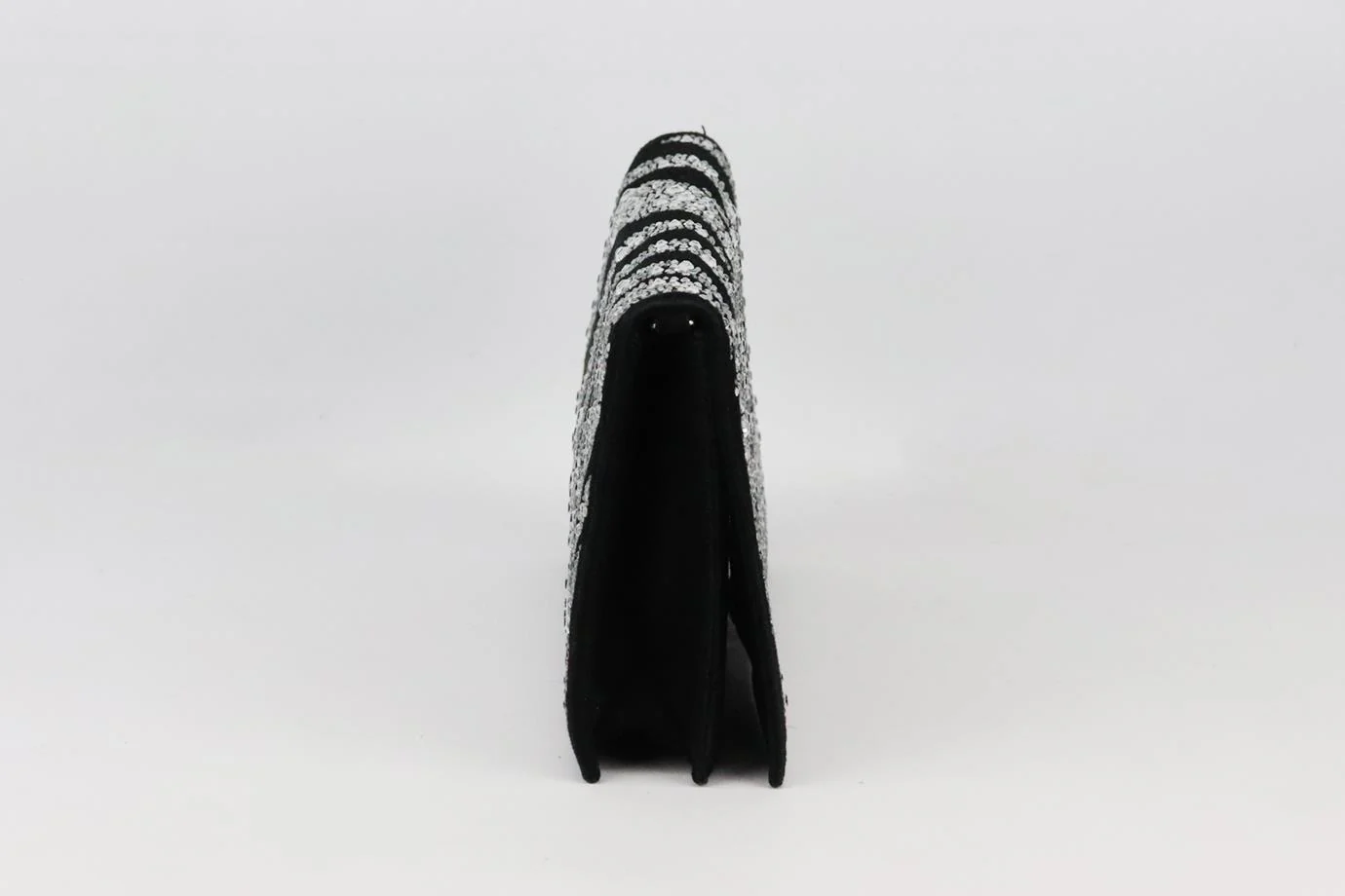 ROBERTO CAVALLI EMBELLISHED SUEDE CLUTCH - Image 4