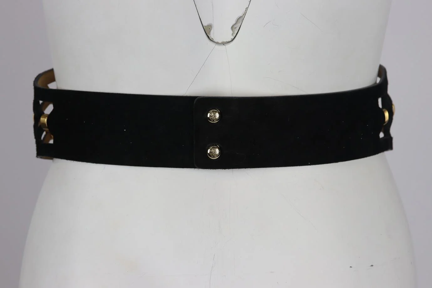 ROBERTO CAVALLI EMBELLISHED SUEDE WAIST BELT 70 - Image 4