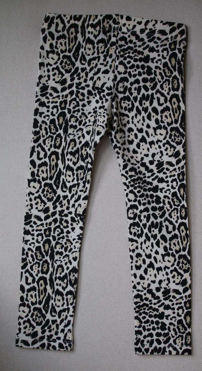 ROBERTO CAVALLI GIRLS LEOPARD PRINT LEGGINGS 4 YEARS - Image 2