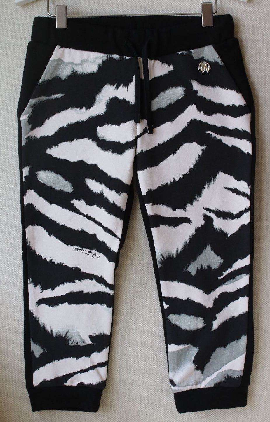 ROBERTO CAVALLI KIDS GIRLS BLACK ZEBRA PRINT TRACKSUIT 4 YEARS - Image 6