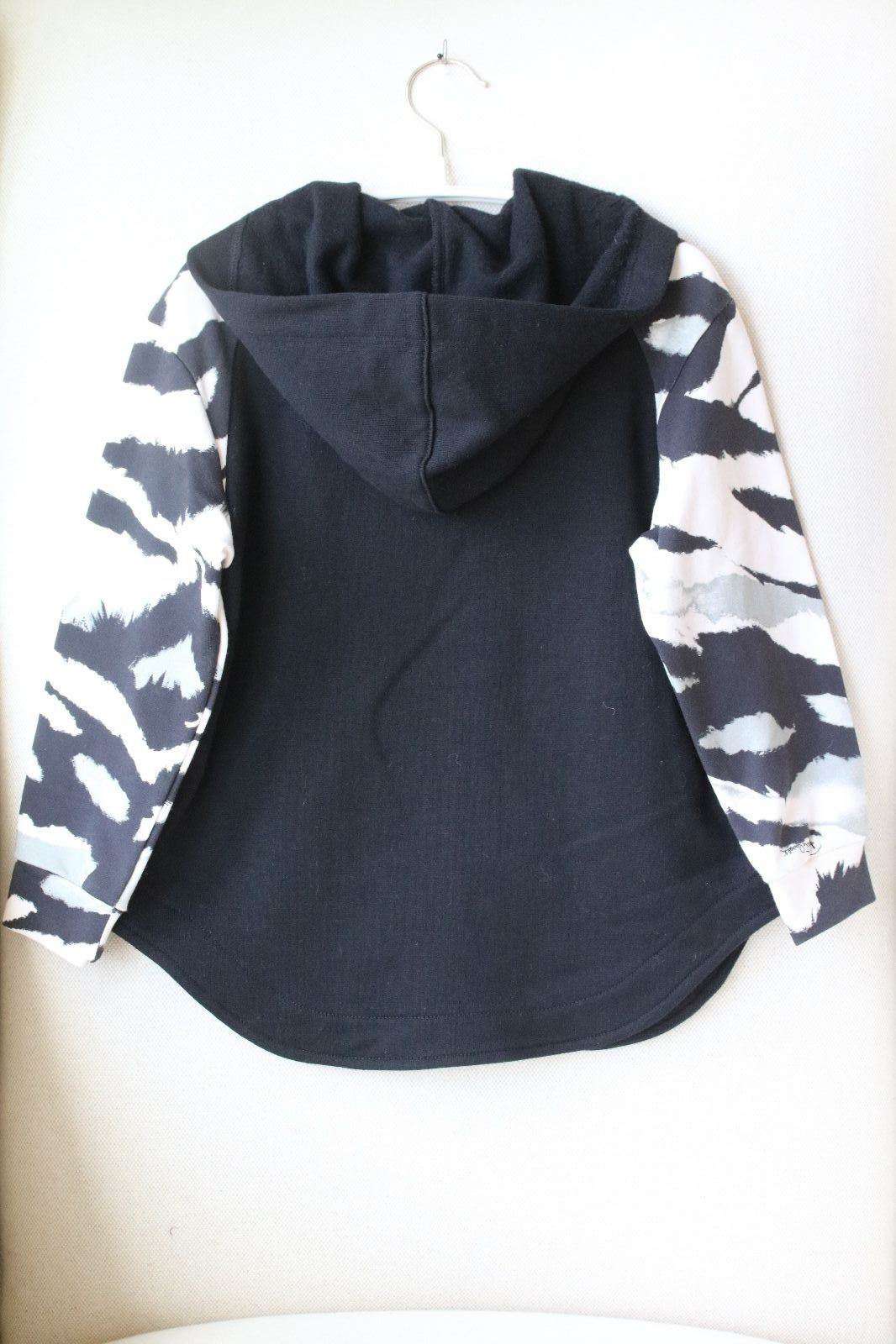 ROBERTO CAVALLI KIDS GIRLS BLACK ZEBRA PRINT TRACKSUIT 4 YEARS - Image 8