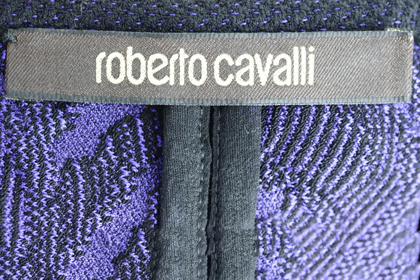 ROBERTO CAVALLI MATELASSÉ STRETCH KNIT MINI DRESS IT 40 UK 8 - Image 6