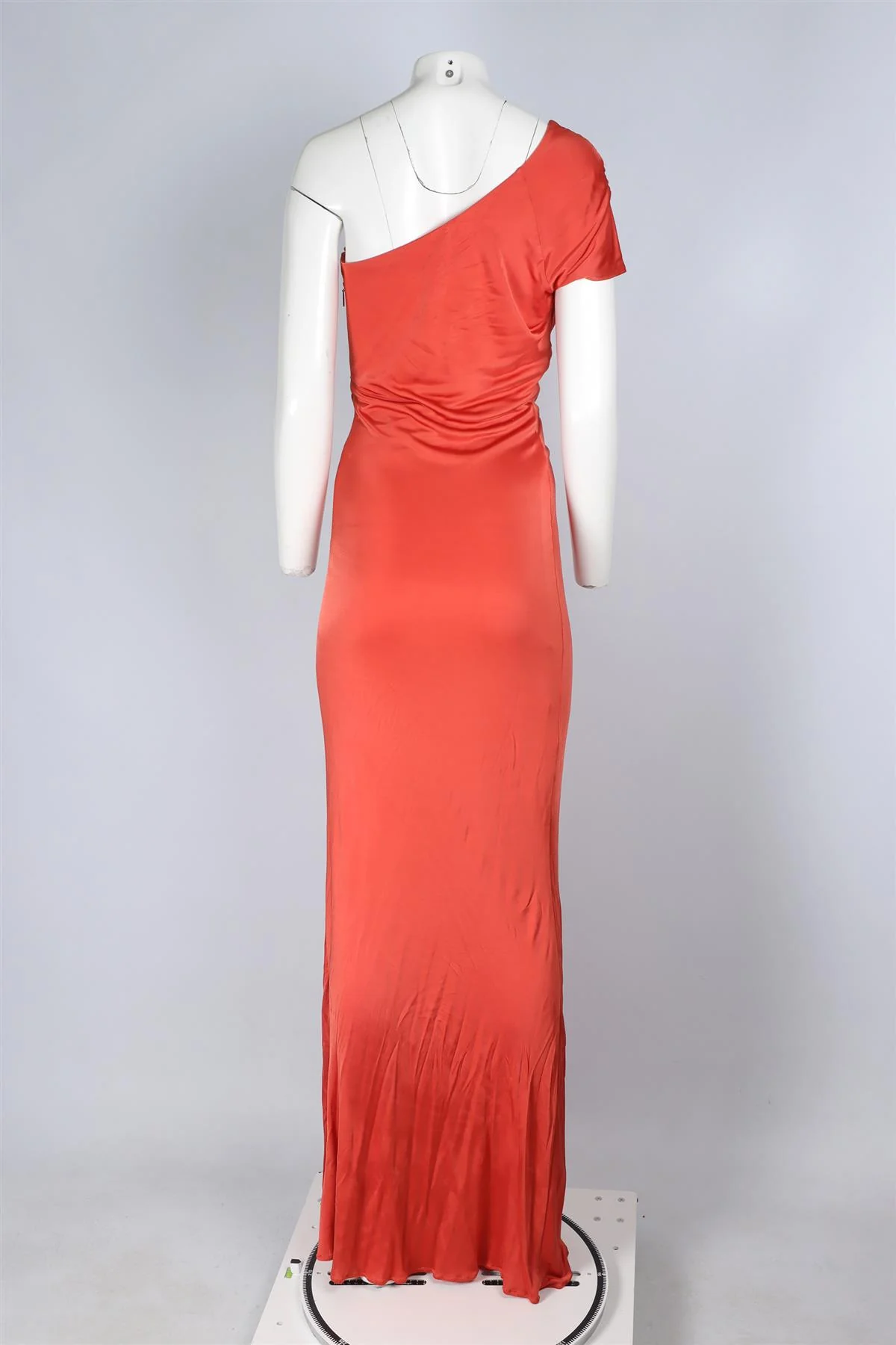 ROBERTO CAVALLI ORANGE JERSEY MAXI DRESS IT 46 UK 14 - Image 4