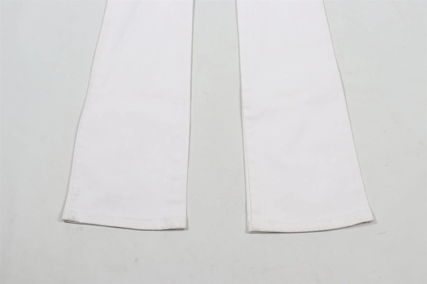 ROBERTO CAVALLI WHITE VINTAGE STRAIGHT LEG JEANS XSMALL - Image 5