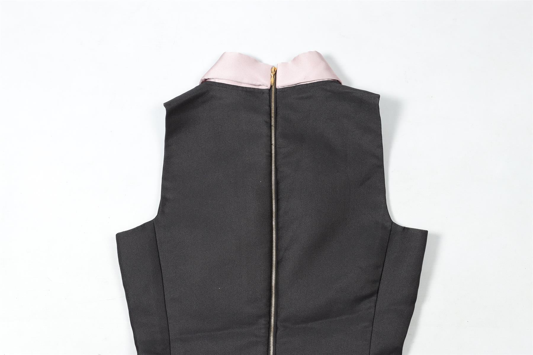 ROCHAS BLACK SILK TOP IT 38 UK 6 - Image 5