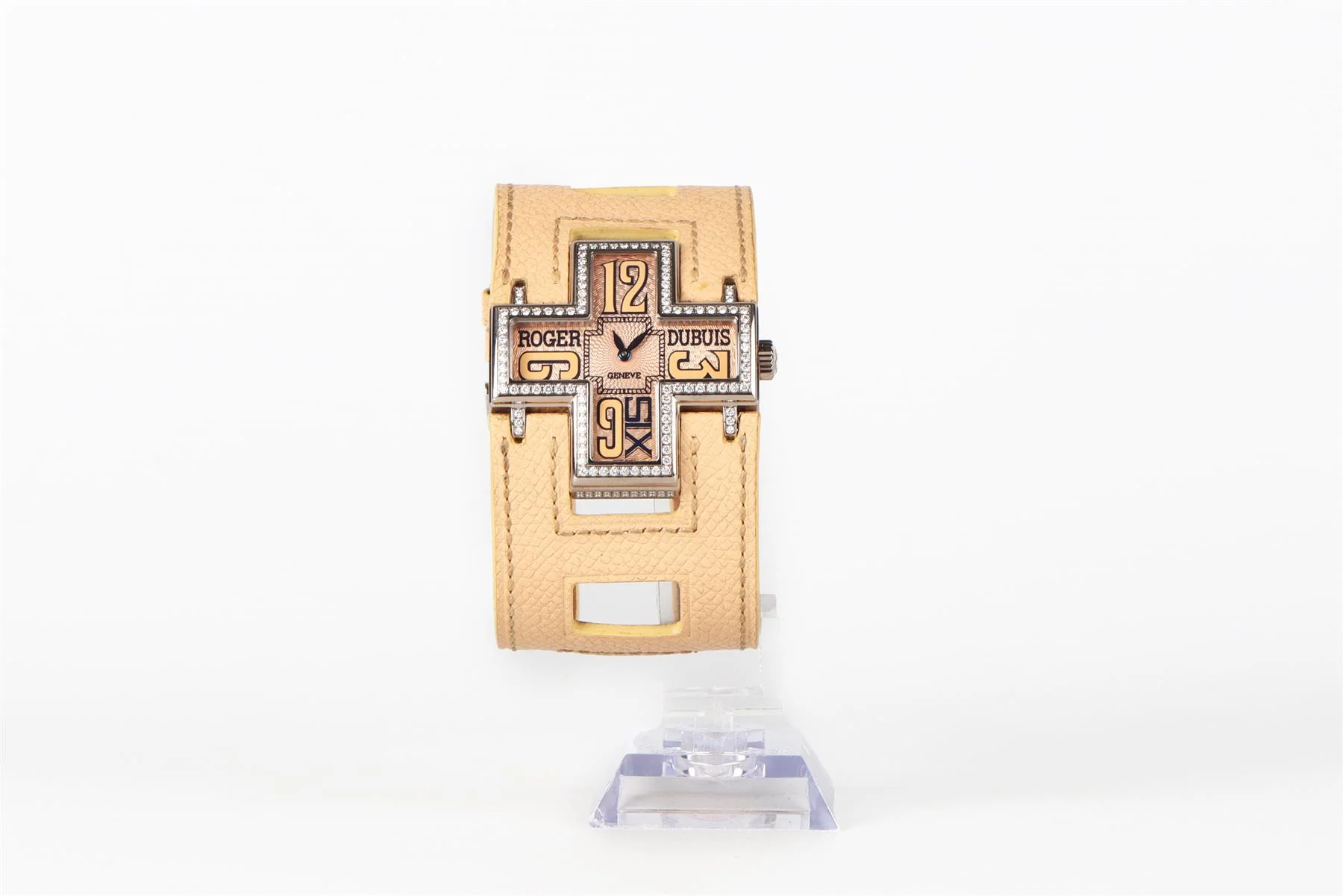 ROGER DUBUIS FOLLOW ME 18K WHITE GOLD AND DIAMOND WATCH - Image 2