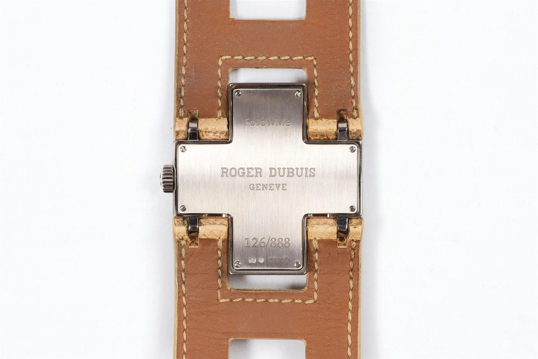 ROGER DUBUIS FOLLOW ME 18K WHITE GOLD AND DIAMOND WATCH - Image 7