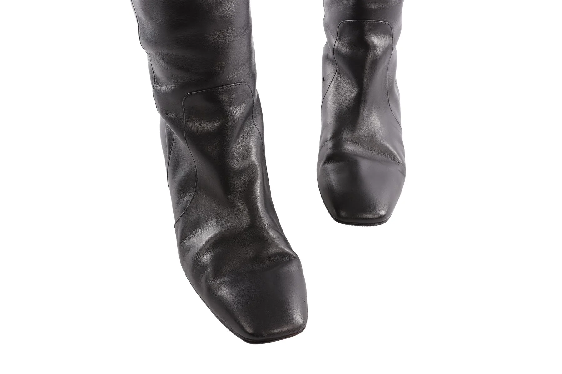 ROGER VIVIER BLACK KNEE HIGH BOOTS EU 37.5 - Image 4