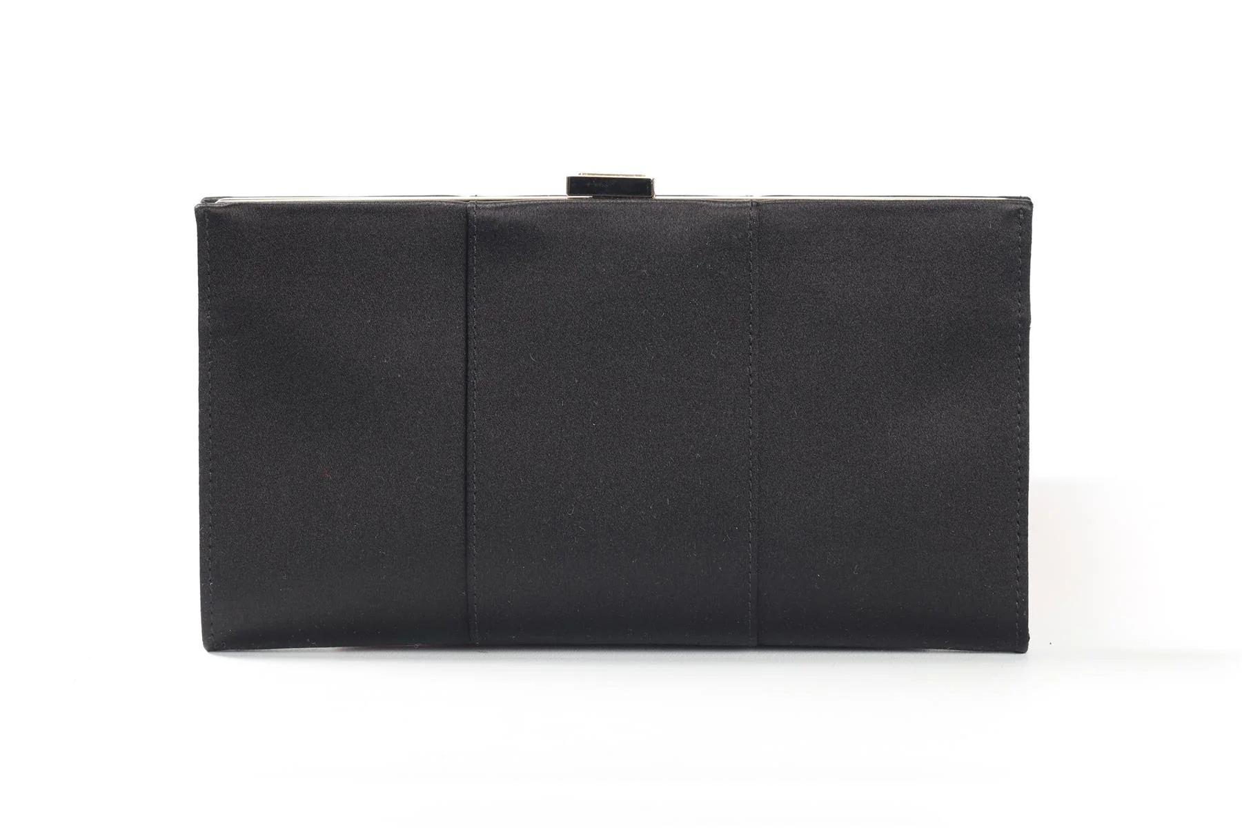 ROGER VIVIER BLACK PILGRIM MINI CRYSTAL AND SATIN CLUTCH - Image 6