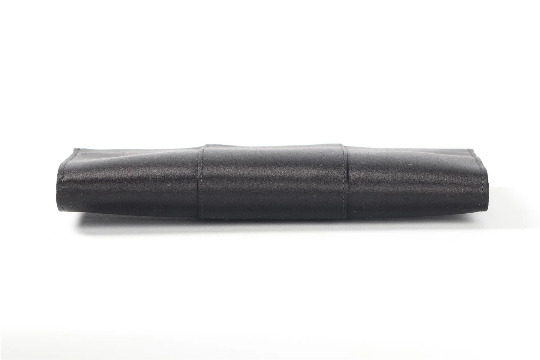 ROGER VIVIER BLACK PILGRIM MINI CRYSTAL AND SATIN CLUTCH - Image 7
