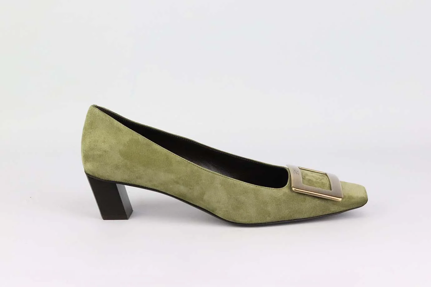 ROGER VIVIER SUEDE PUMPS EU 37.5 UK 4.5 US 7.5 - Image 2