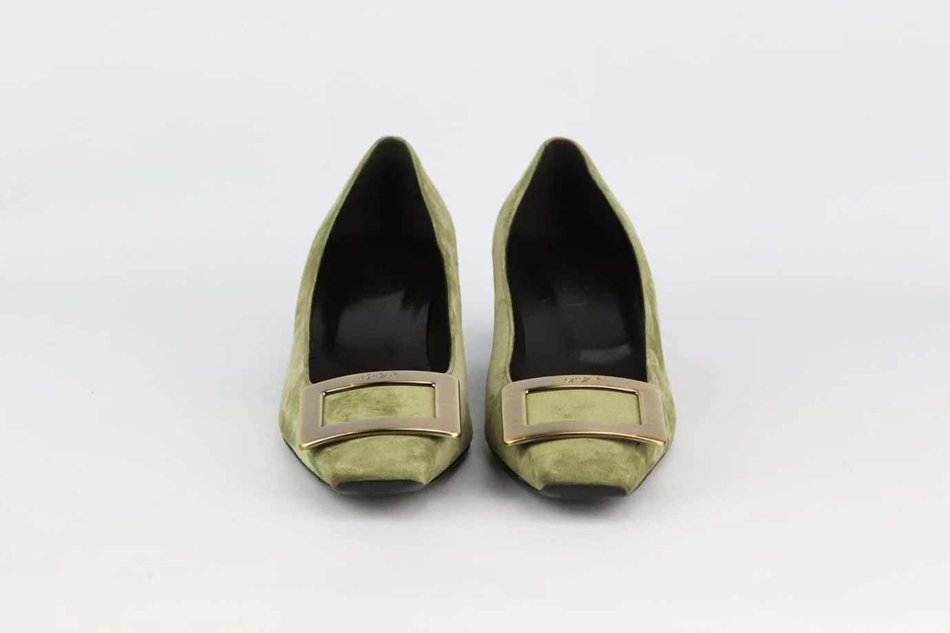 ROGER VIVIER SUEDE PUMPS EU 37.5 UK 4.5 US 7.5 - Image 3