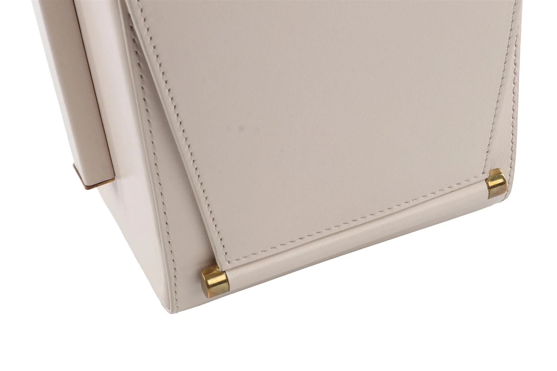 ROKSANDA IVORY BOX LEATHER CLUTCH - Image 8