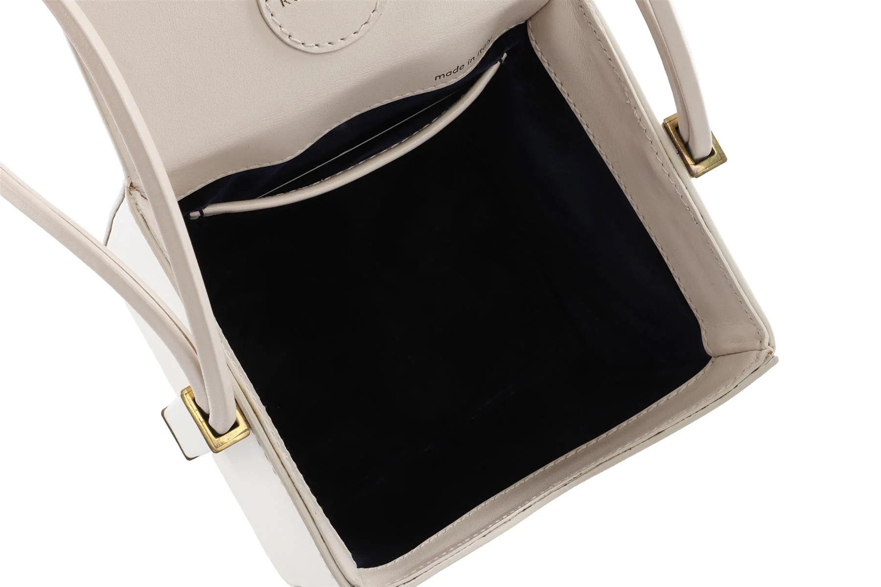 ROKSANDA IVORY BOX LEATHER CLUTCH - Image 9