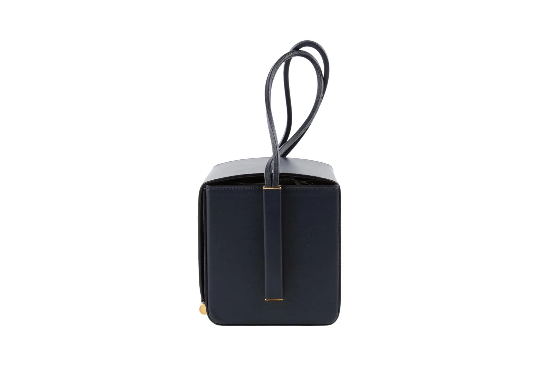 ROKSANDA NAVY BOX LEATHER CLUTCH - Image 5